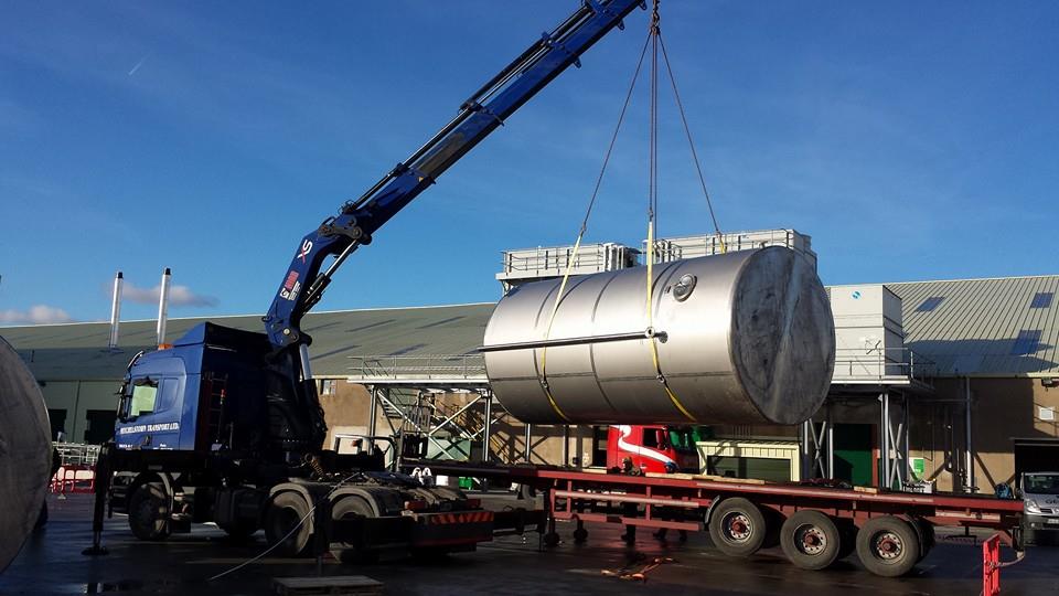 Truck with a Fabricated Steel load