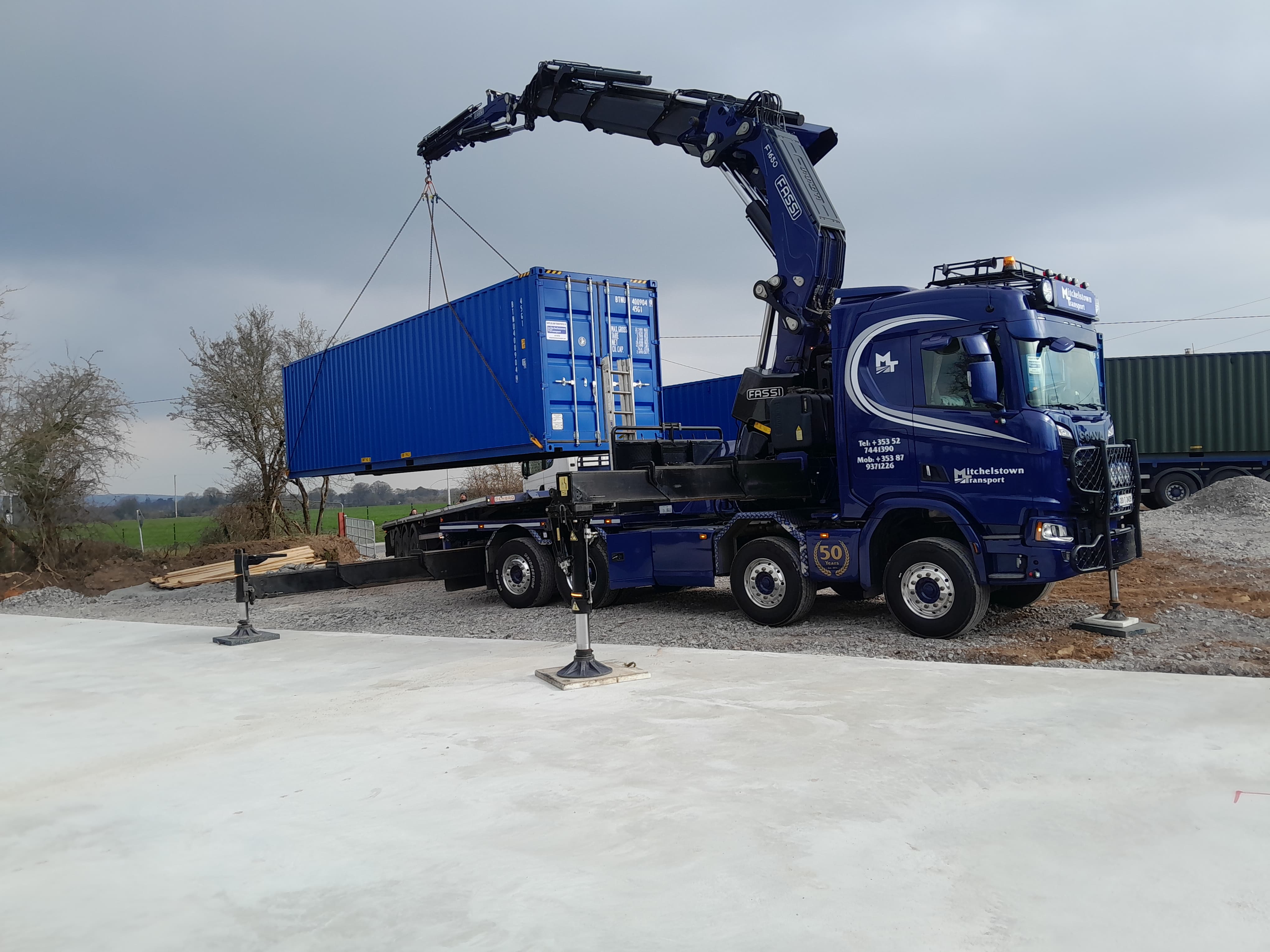 Container Delivery to a client