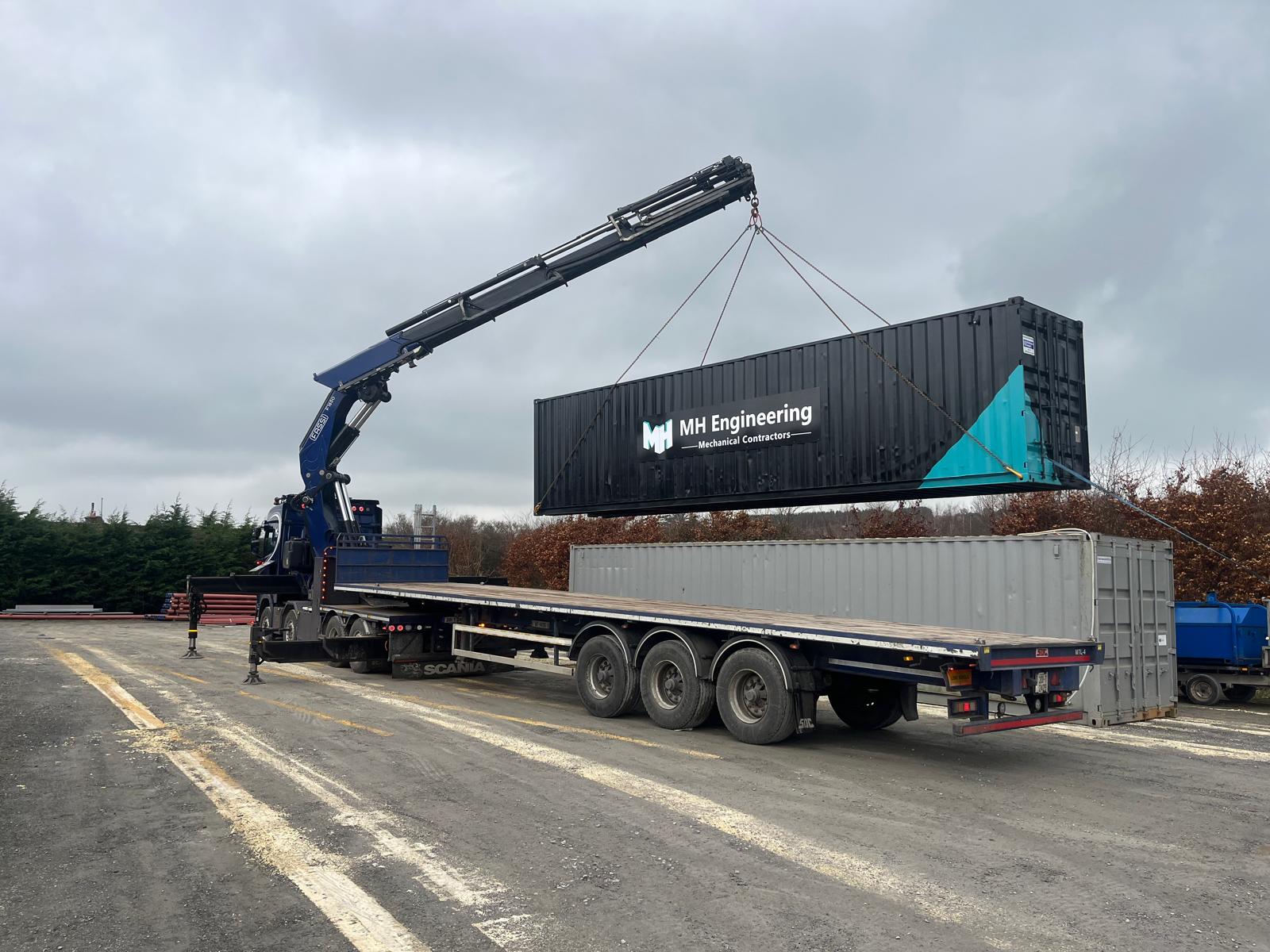 Relocation of a clients 40ft Container