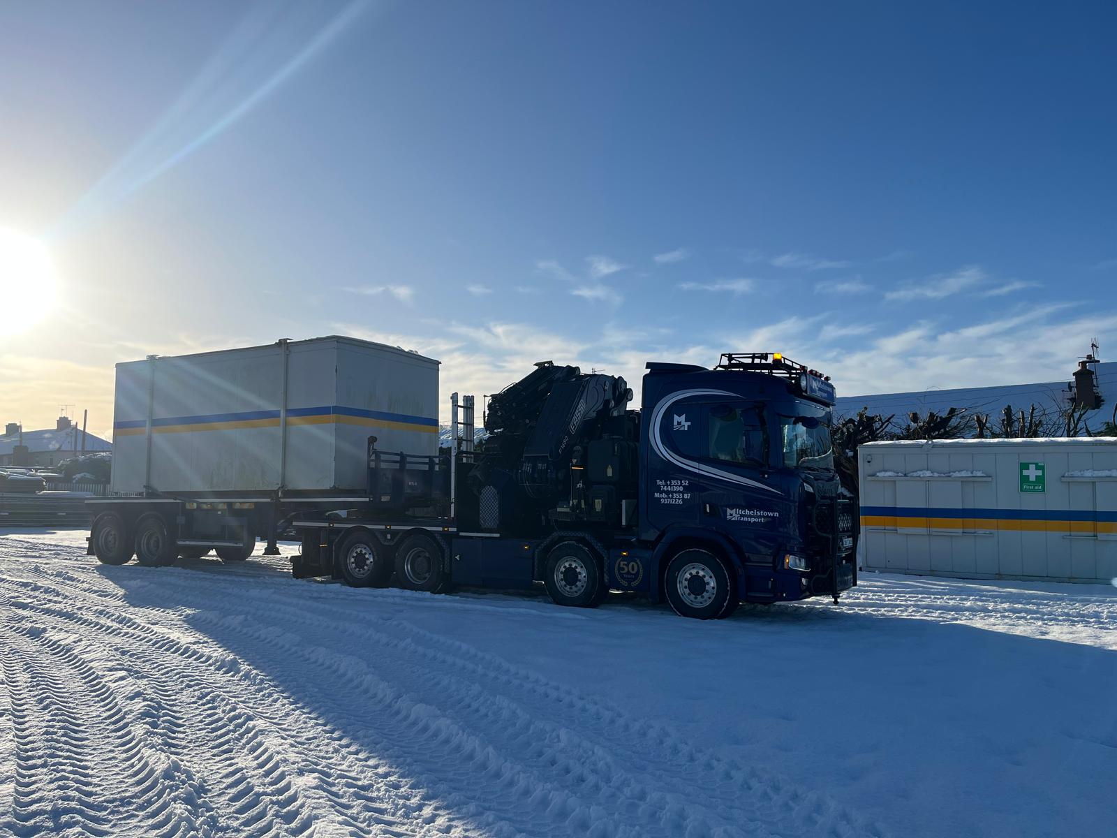 Winter Cabin Delivery
